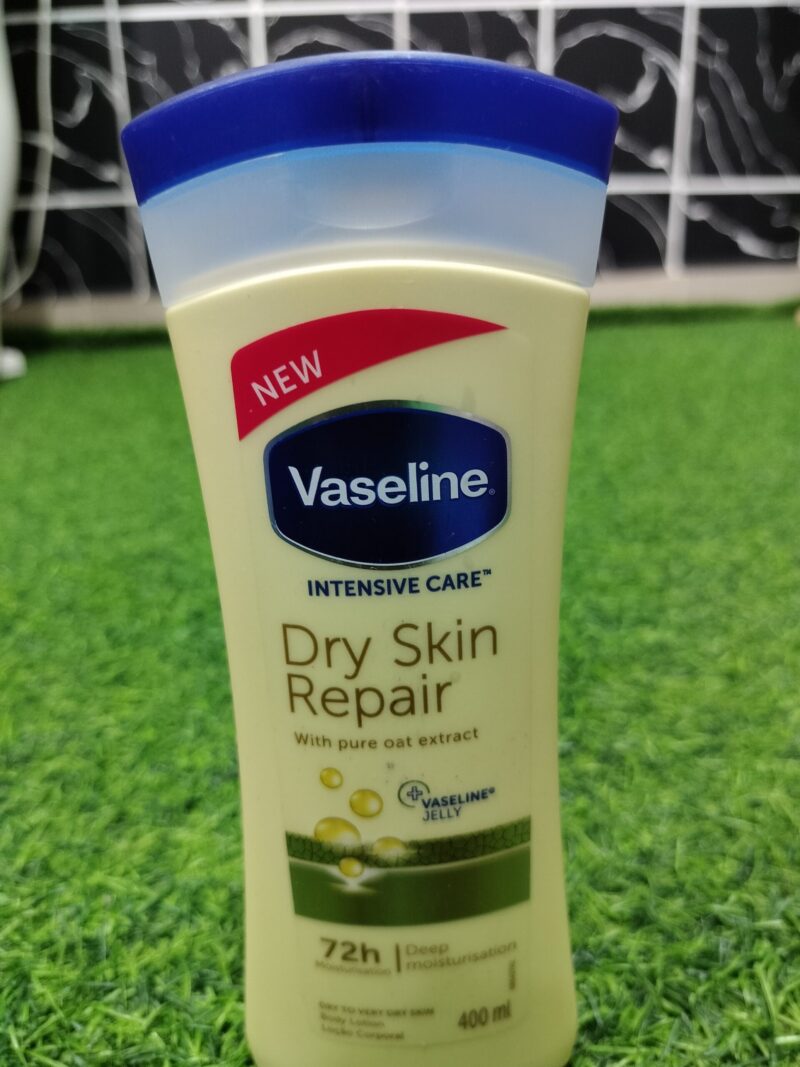 Vaseline Dry Skin Repair Body Lotion.