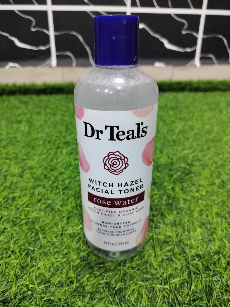 Dr. Teal's Witch Hazel Facial Toner- Rose Water (473ml).