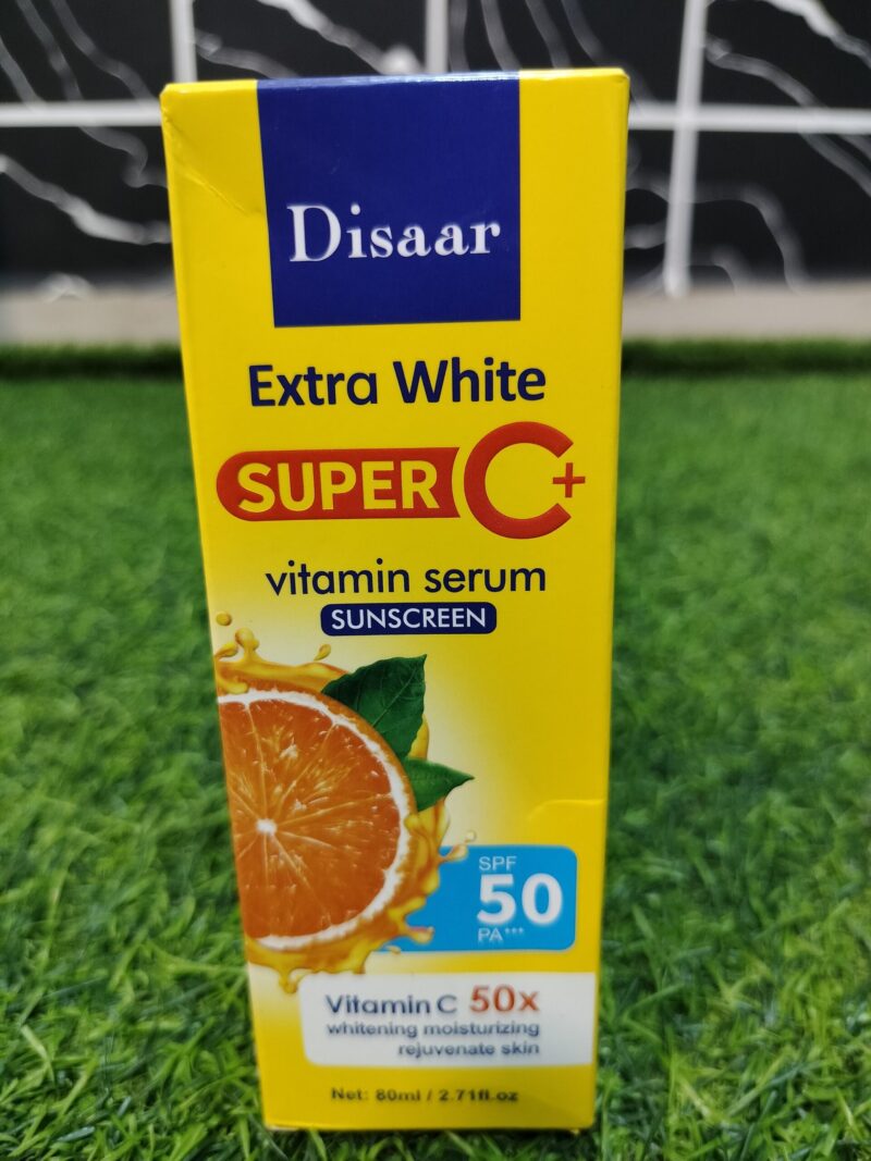 Disaar Extra White Vitamin Serum Sunscreen (80ml).