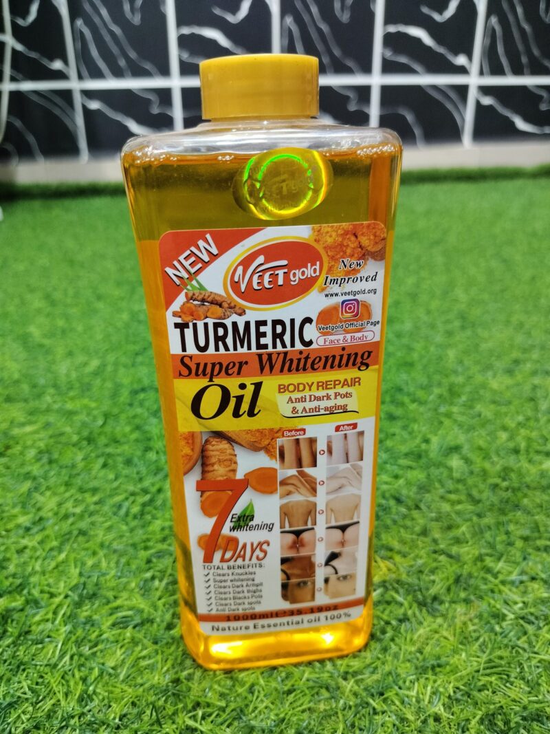 Veetgold Tumeric Super Whitening Oil (1000ml).