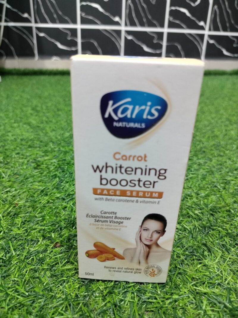 Karis Naturals Carrot Whitening Booster Face Serum (50ml).