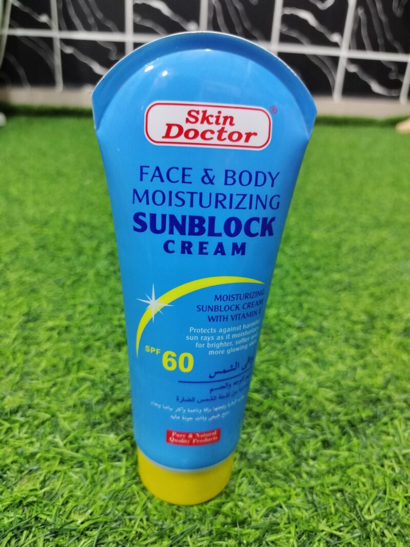 Skin Doctor Face and Body Moisturizing Sunblock Cream SPF 60