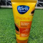 Karis Naturals Papaya Tan Clearing Face Wash (150ml).