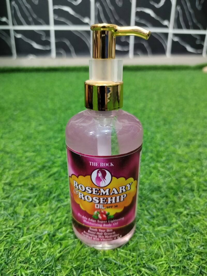 The Rock Rosemary & Rosehip Oil.