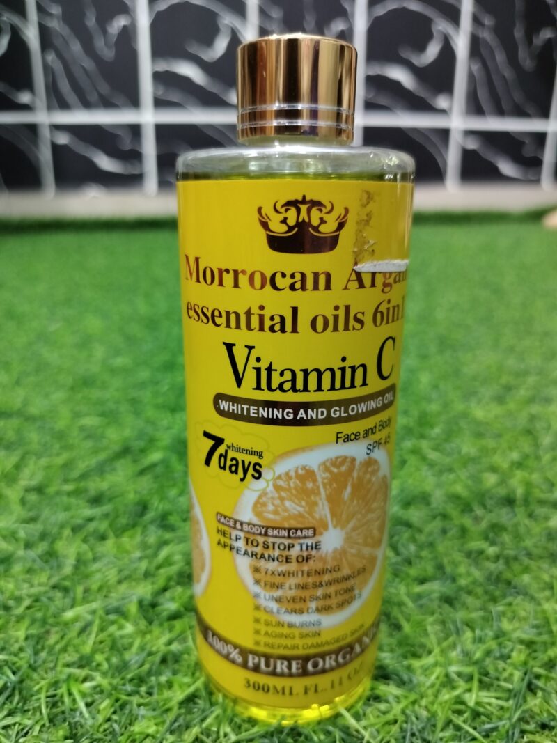 Morrocan Argan Essential Oils 6 in 1 Whitening and Glowing Oil (300ml).