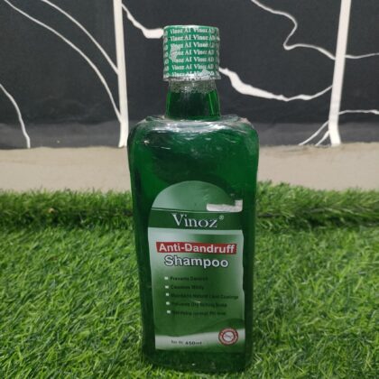 Vinoz Anti-Drandruff Shampoo (450ml).