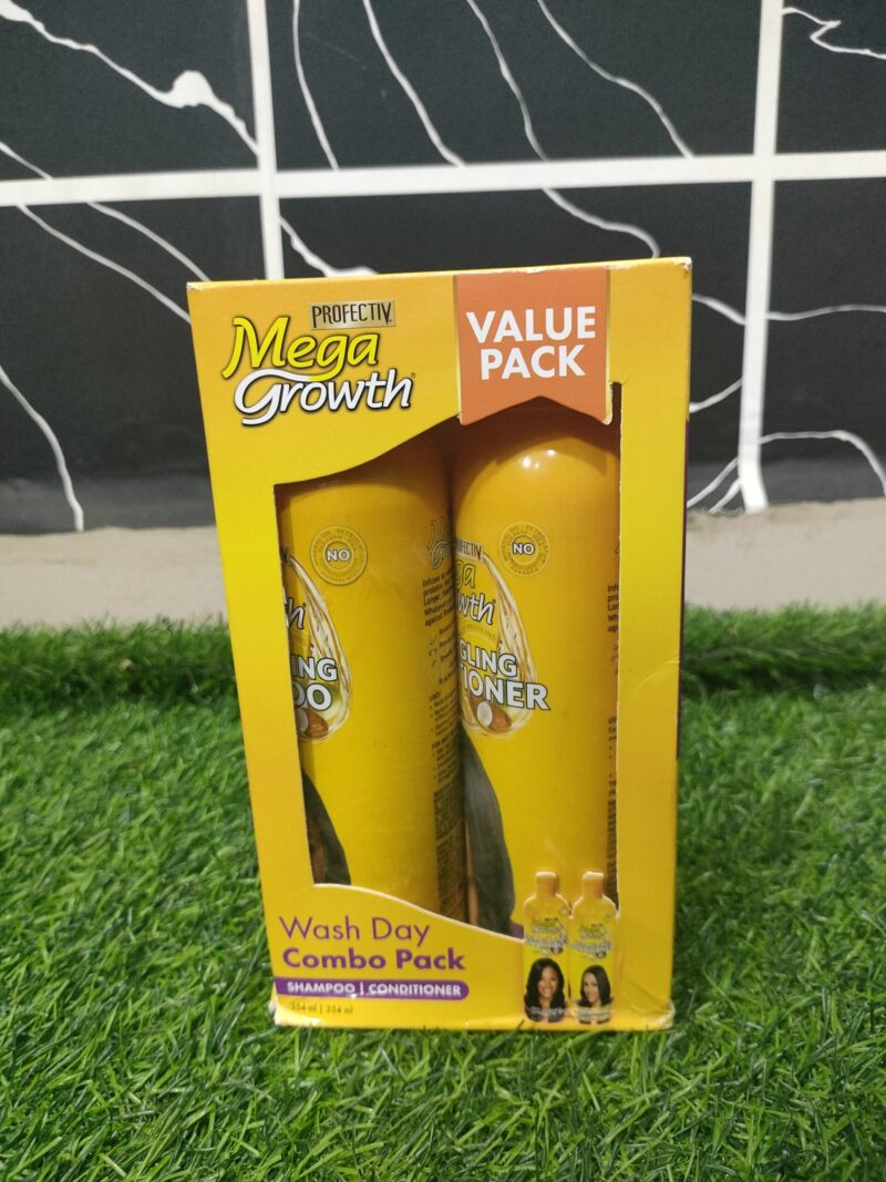 Mega Growth Wash Day Combo Pack (354ml).
