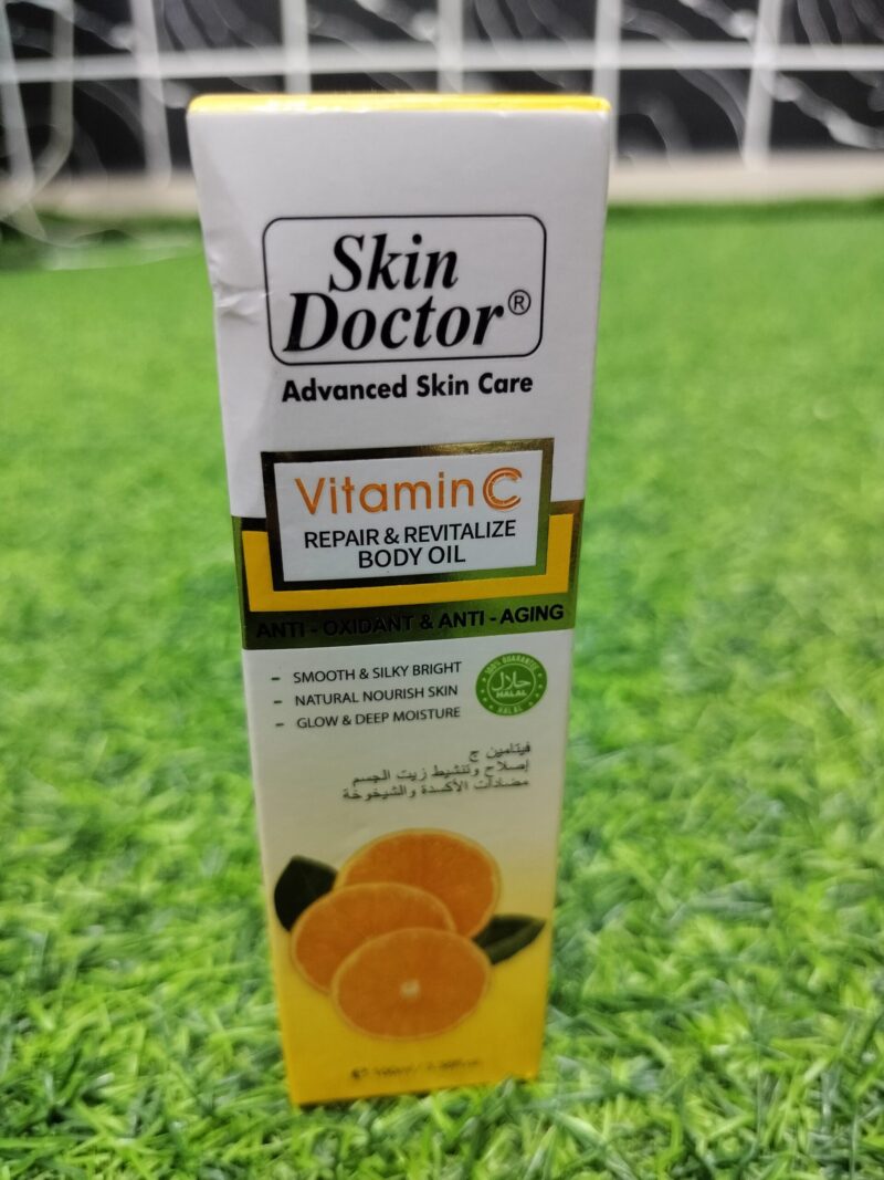 Skin Doctor Vitamin C Repair & Revitalise Body Oil (100ml).
