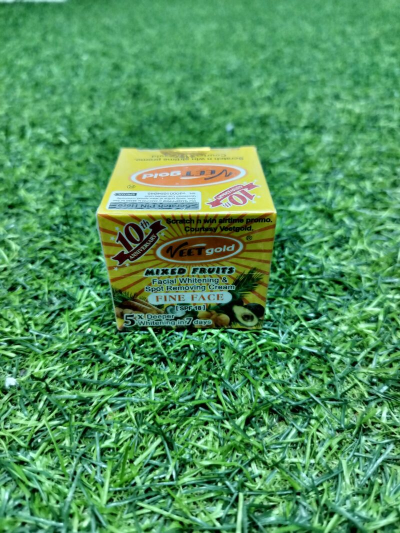 Veetgold Mixed Fruits Facial Whitening & Spot Removing Cream.