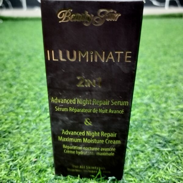 Beauty Fair Illuminate 2in1 Advanced Night Repair Serum (30ml).