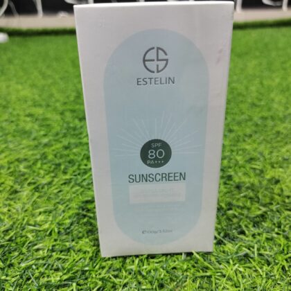 Estelin SPF 80 PA+++ Sunscreen (100g).