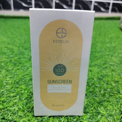 Estelin SPF 100 PA+++ Sunscreen (100g).