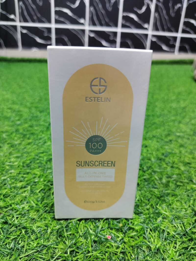 Estelin SPF 100 PA+++ Sunscreen (100g).