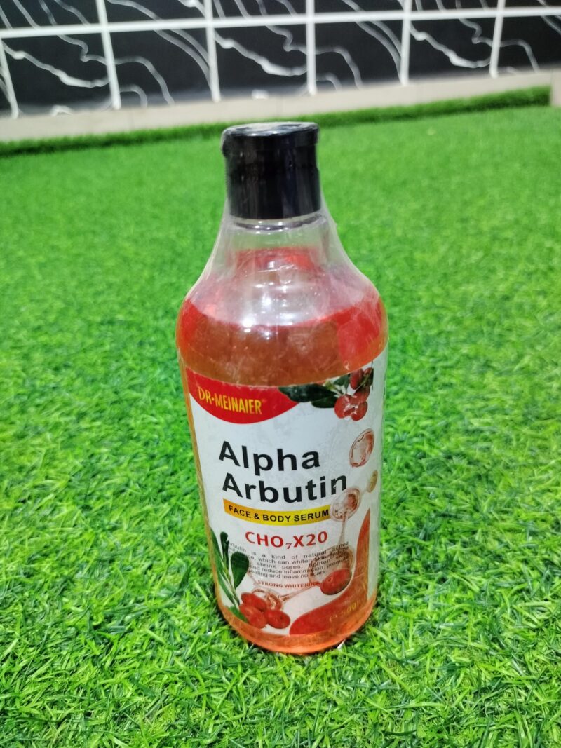 Dr. Meinaier Alpha Arbutin Face & Body Serum (500ml).
