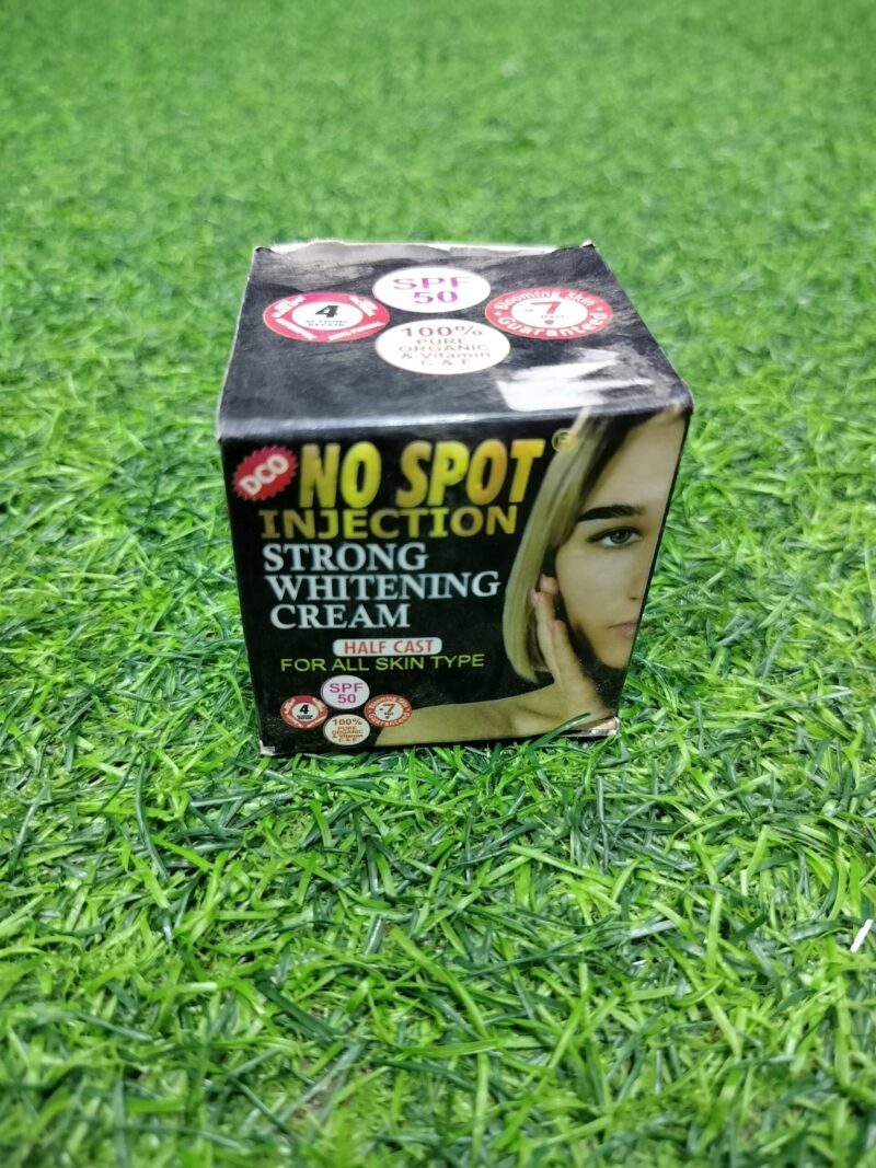 No Spot Injection Half Cast Whitening Cream (50g).