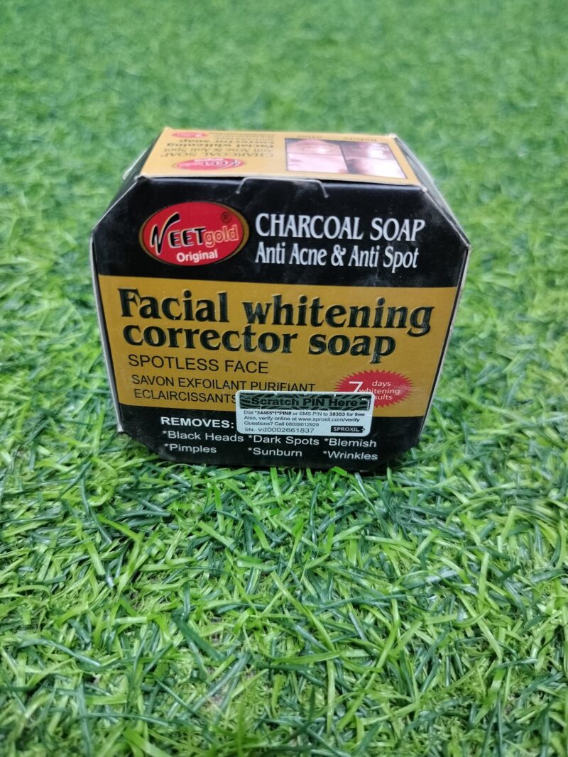 Veetgold Charcoal Facial  Soap (100g).