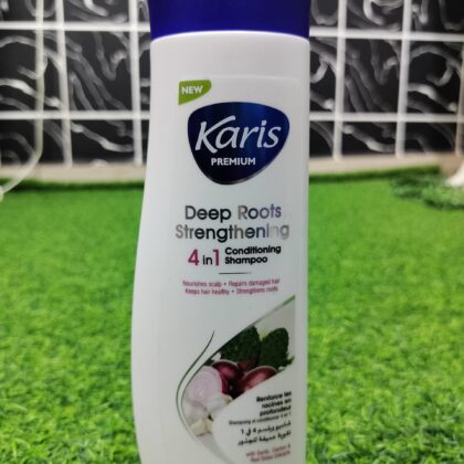 Karis Premium Deep Roots Strengthening 4in1 Shampoo (400ml).