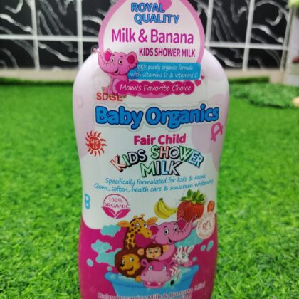 Baby Organics Fair Child Shower Milk (Milk & Banana) 500ml.
