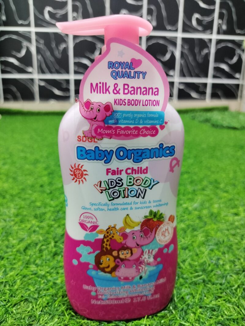 Baby Organics Fair Child Lotion (Milk &Banana) 500ml.