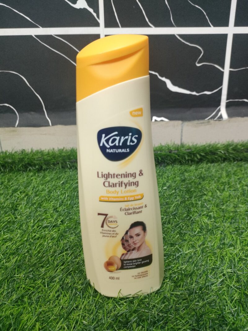 Karis Naturals Lightening & Clarifying Body Lotion (400ml).