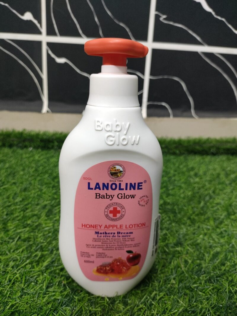 Lanoline Baby Glow Honey Apple Lotion (600ml).