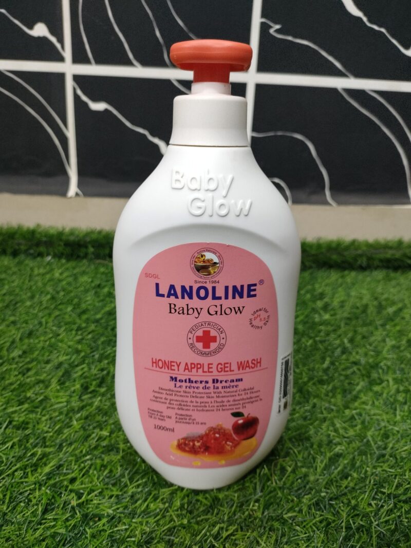 Lanoline Baby Glow Honey Apple Gel Wash (1000ml).