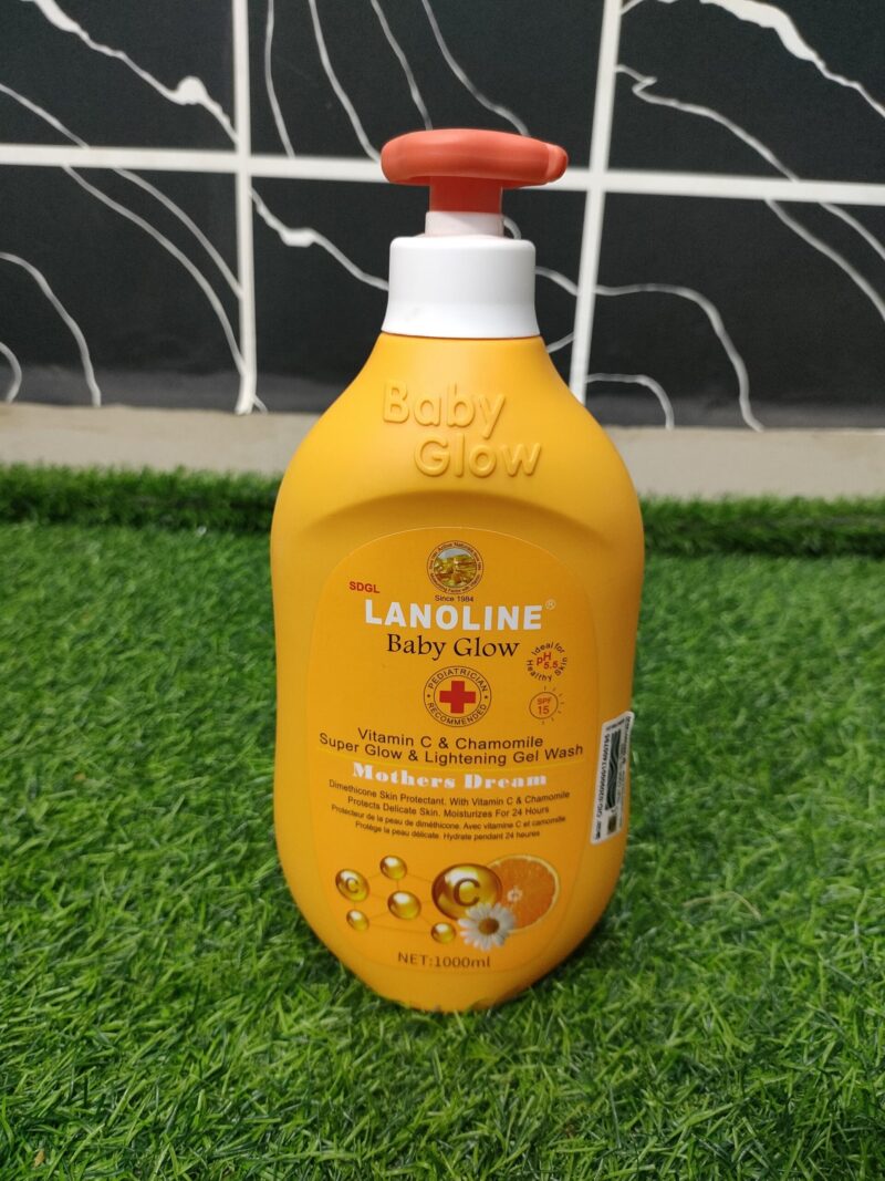 Lanoline Baby Glow Vitamin C Gel Wash (1000ml).
