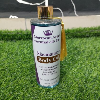 Moroccan Argan Essential Oils 6in1 Niacinamide Body Oil (300ml).