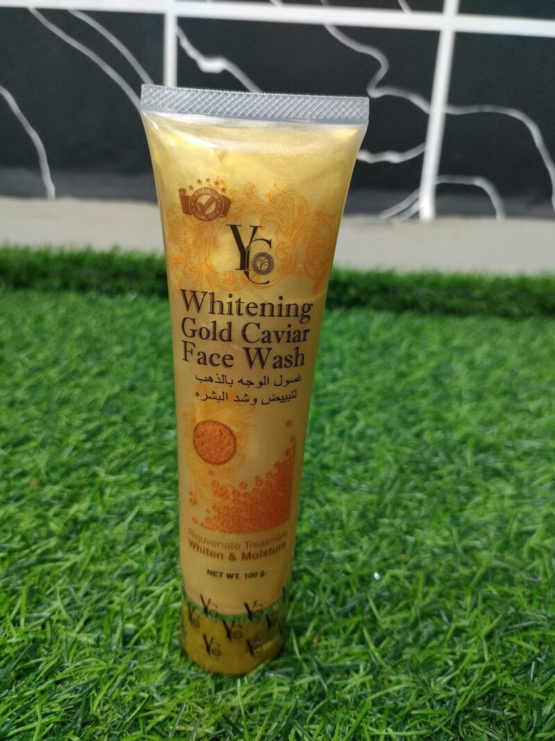 YC Whitening Gold Caviar Face Wash (100g).