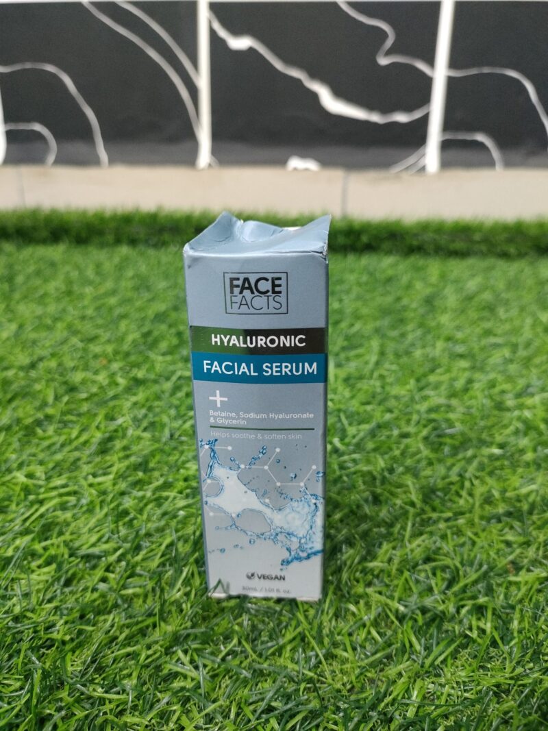 Face Facts Hyaluronic Facial Serum (30ml).