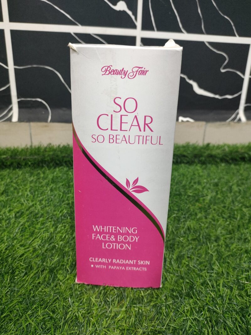 Beauty Fair So Far So Beautiful Whitening Face and Body Lotion (375ml).