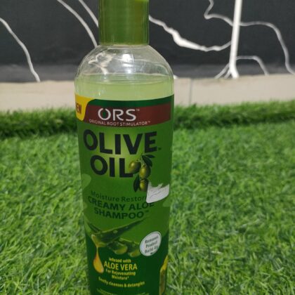 ORS Olive Oil Creamy Aloe Shampoo (370ml).