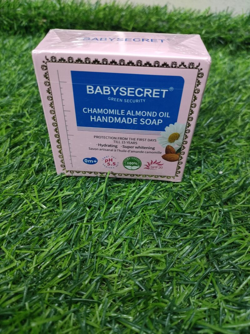 Baby Secret Chamomile Almond Handmade Soap (120g).