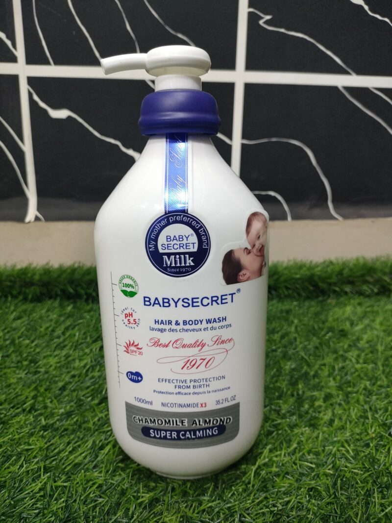 Baby Secret Hair & Body Wash (1000ml).