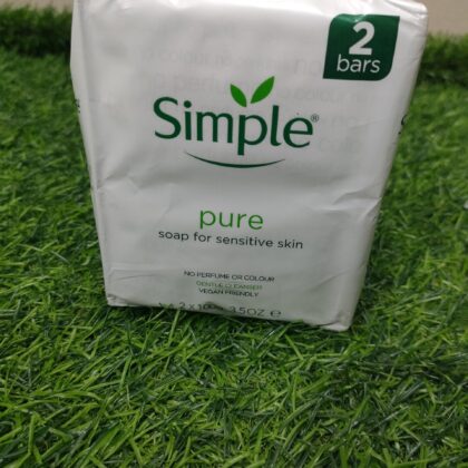 Simple Pure Soap for Sensitive Skin (2×100g).