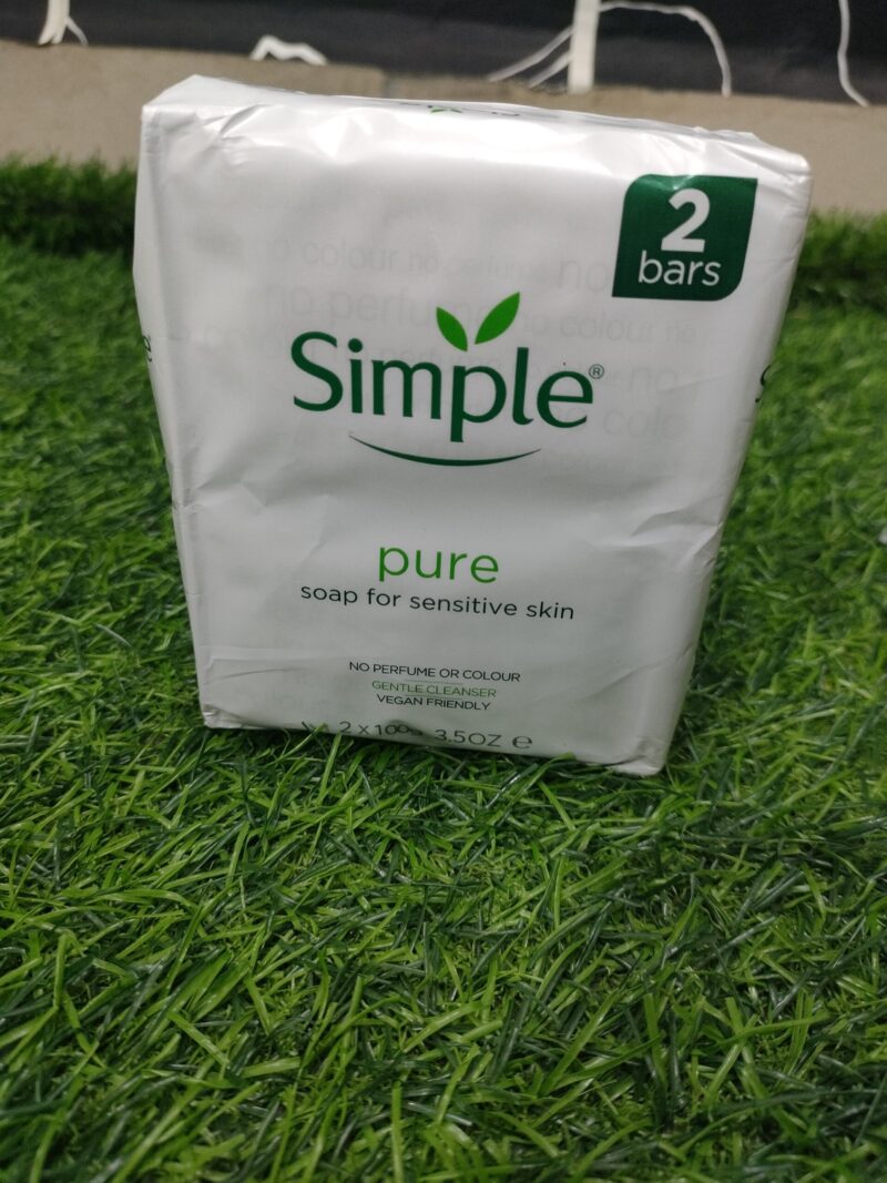 Simple Pure Soap for Sensitive Skin (2×100g).