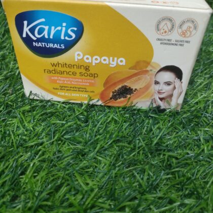 Karis Naturals Papaya Whitening Radiance Soap (200g).
