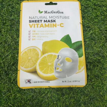 Macgregor Natural Moisture Sheet Mask Vitamin-C (23ml).