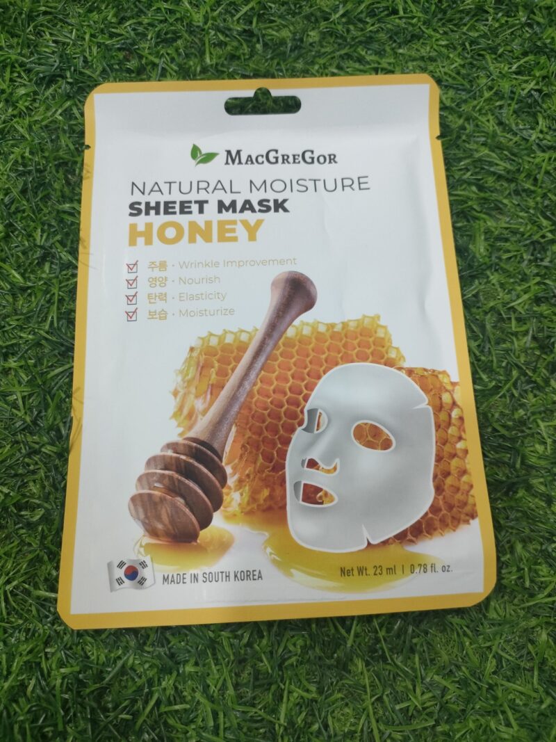 Macgregor Natural Moisture Sheet Mask Snail (23ml).