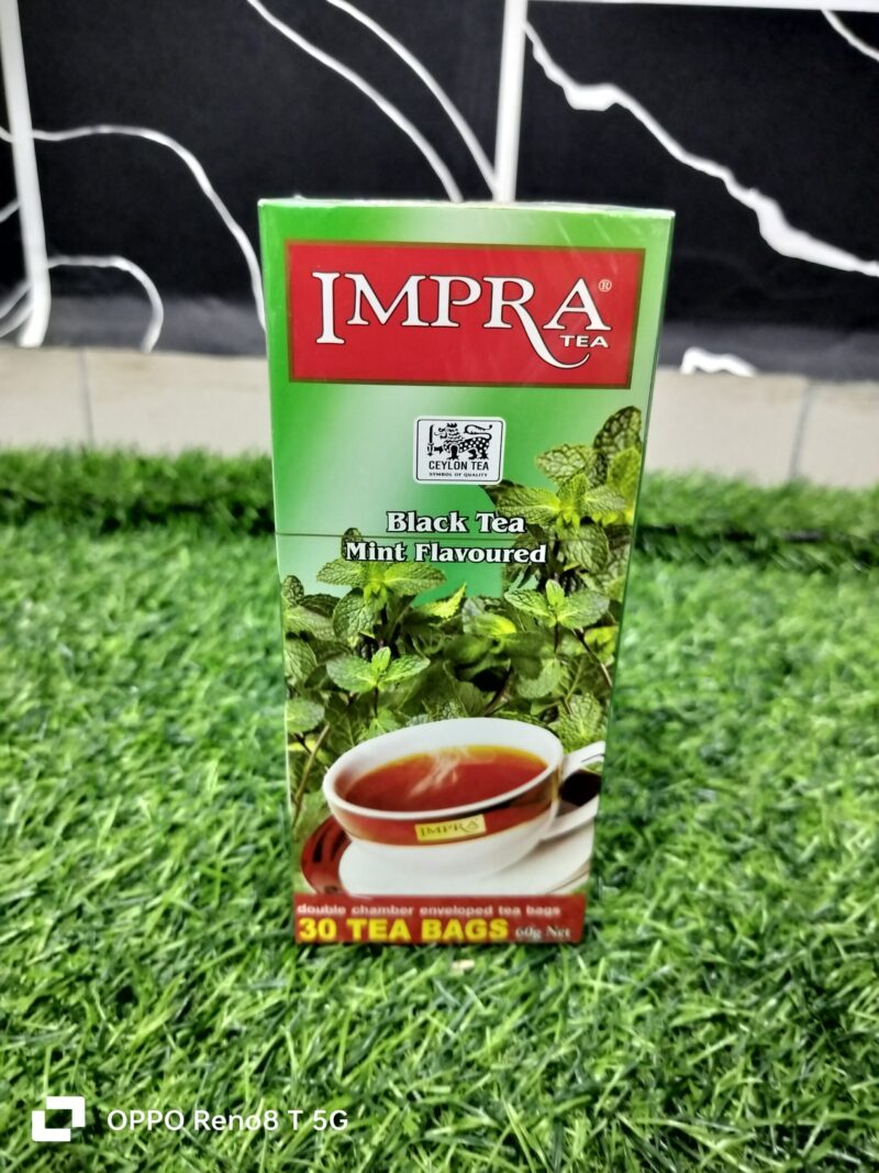 Impra Black Tea Mint Flavoured (60g).