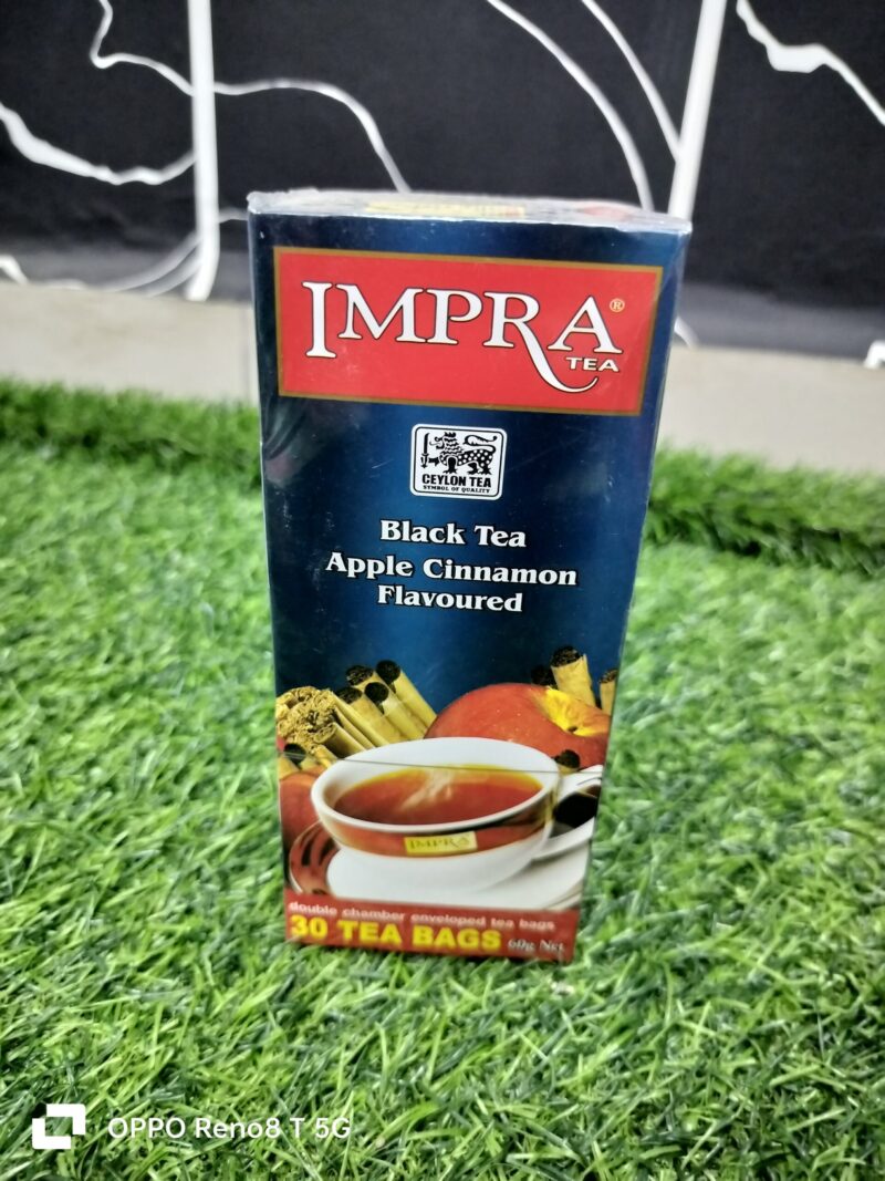 Impra Black Tea Apple Cinnamon Flavoured (60g).