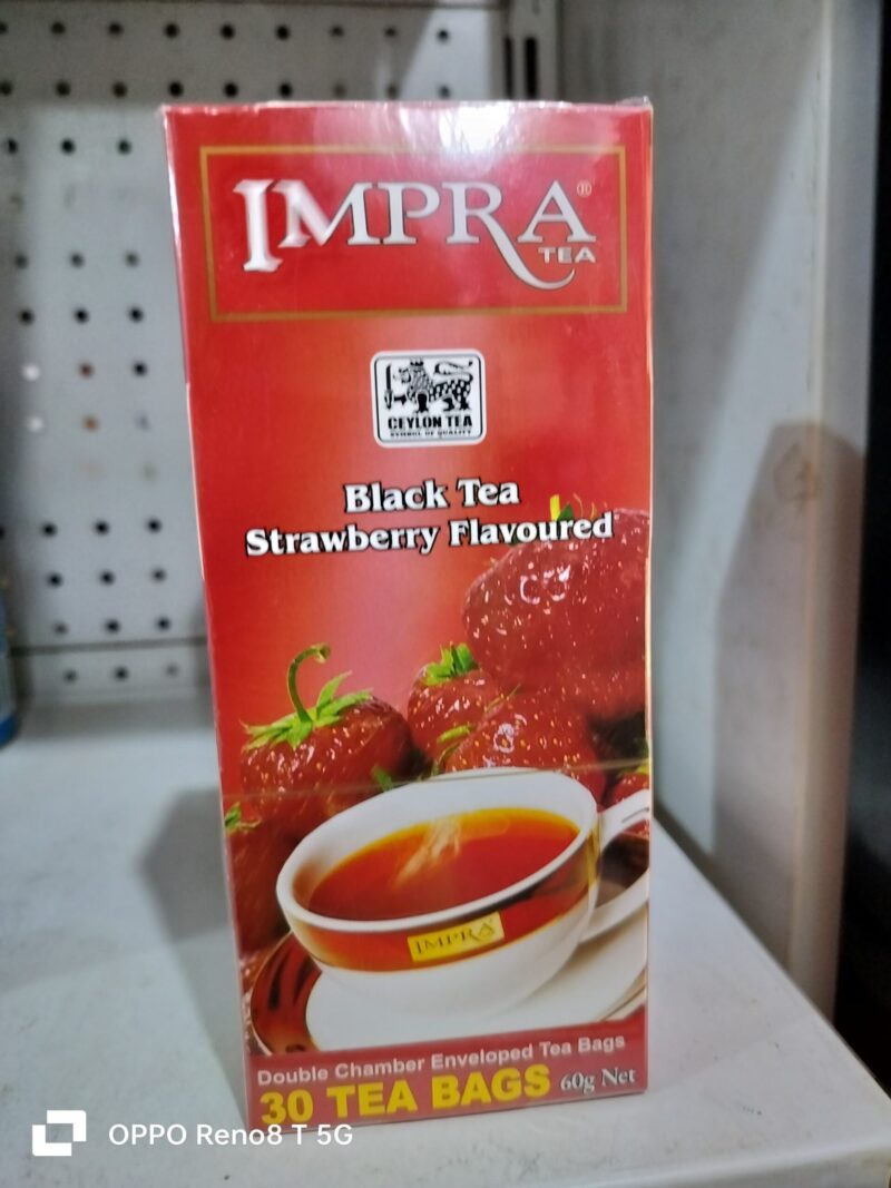 Impra Black Tea Strawberry Flavoured (60g)