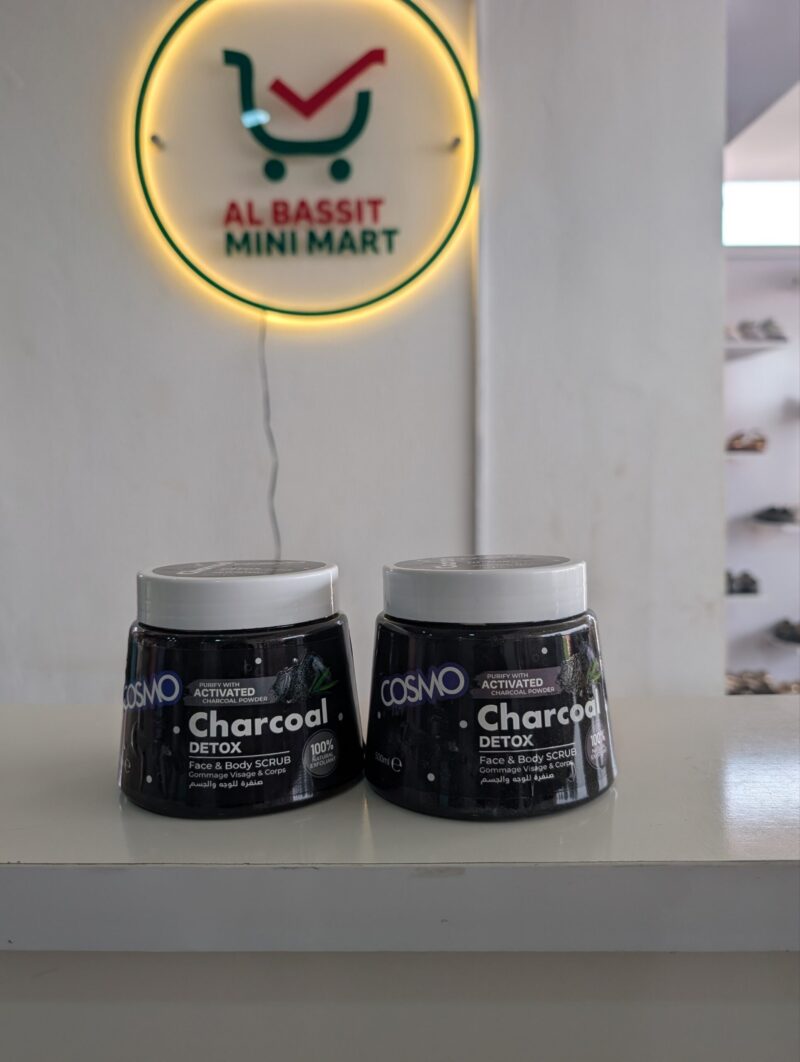 Activated Charcoal Face & Body Scrub