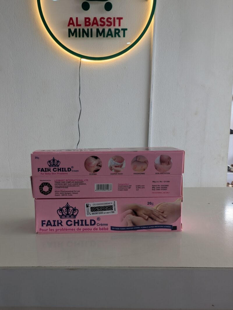 Fair child Skin care
