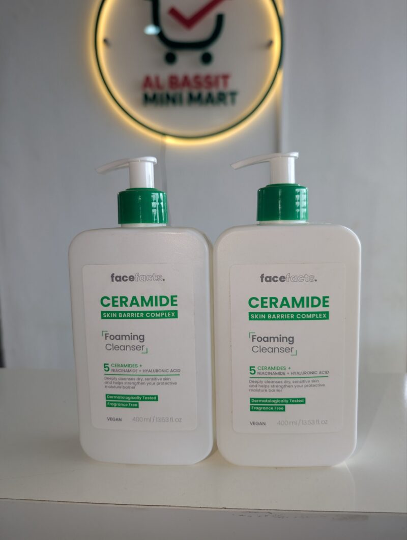 Facefacts Ceramide Foaming Cleanser 400ml