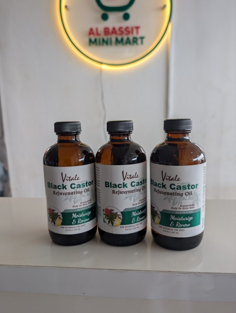 Vitale Black Castor Rejuvenating Oil Moisturize Strengthen