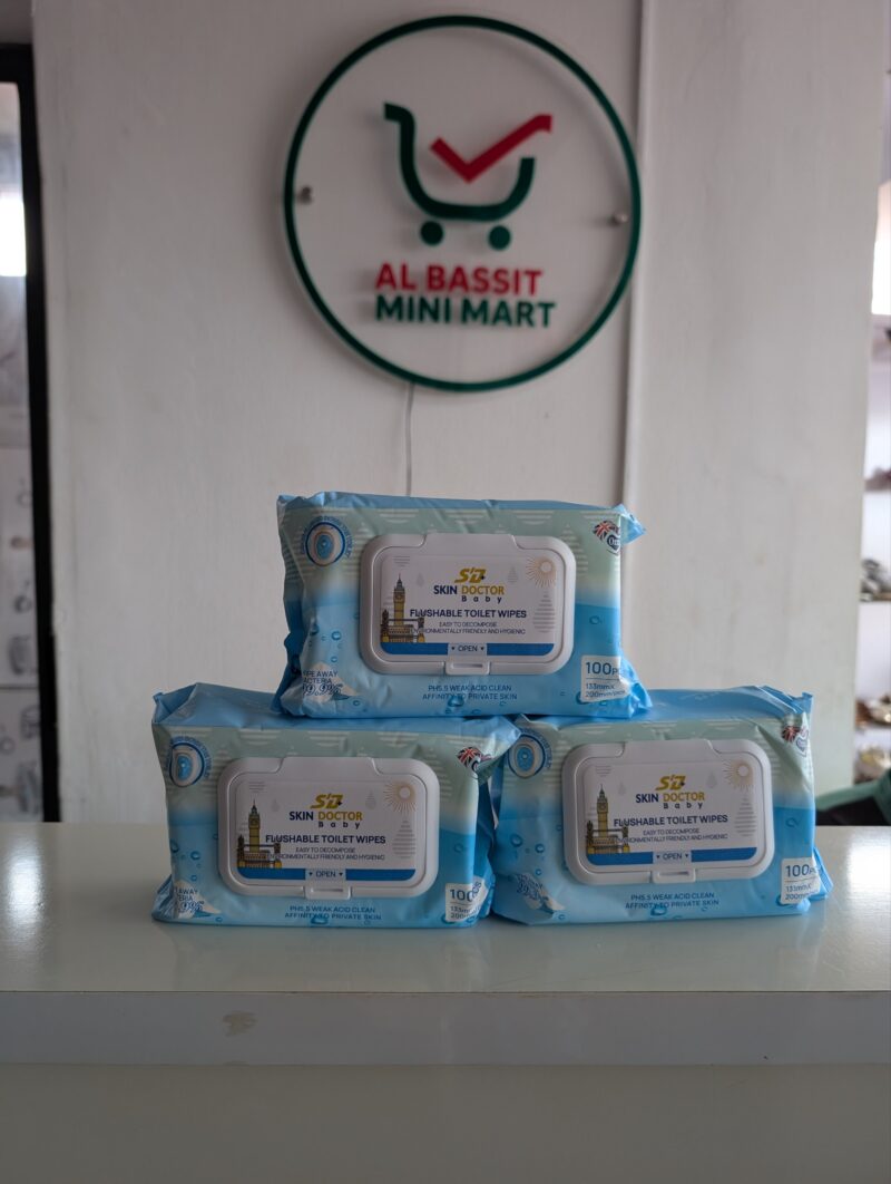 Skin Doctor Flushable Toilet Wipes