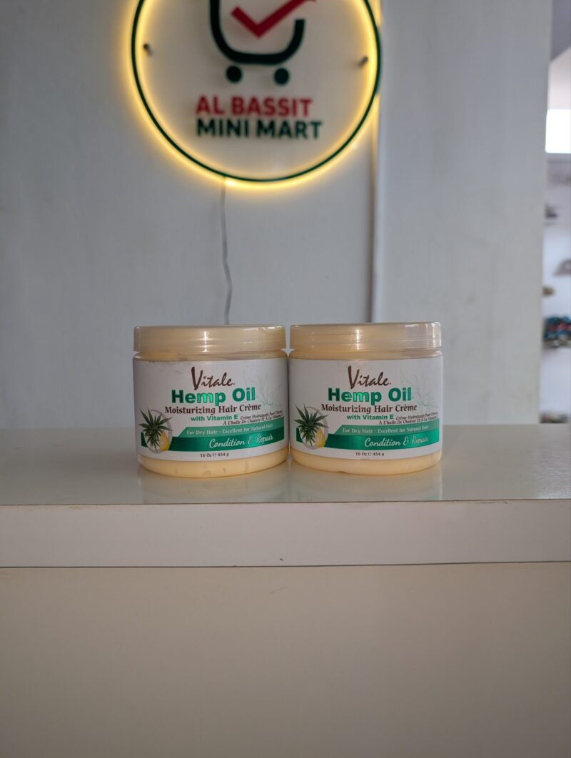 Vitale Moisturizing Cream Hemp Oil & Vitamin E