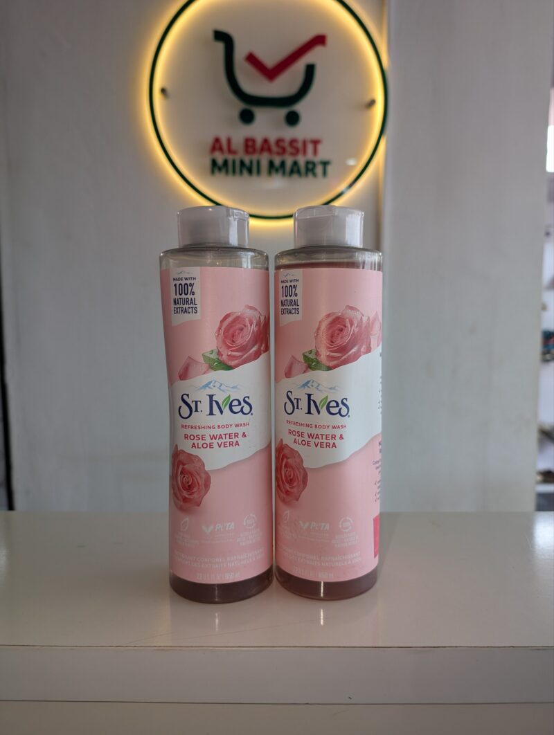 Product
St Ives Refreshing Body Wash Rose Water and Aloe Vera