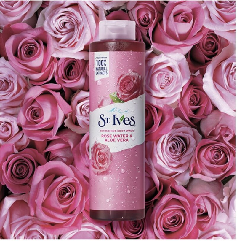 Product
St Ives Refreshing Body Wash Rose Water and Aloe Vera - Image 2